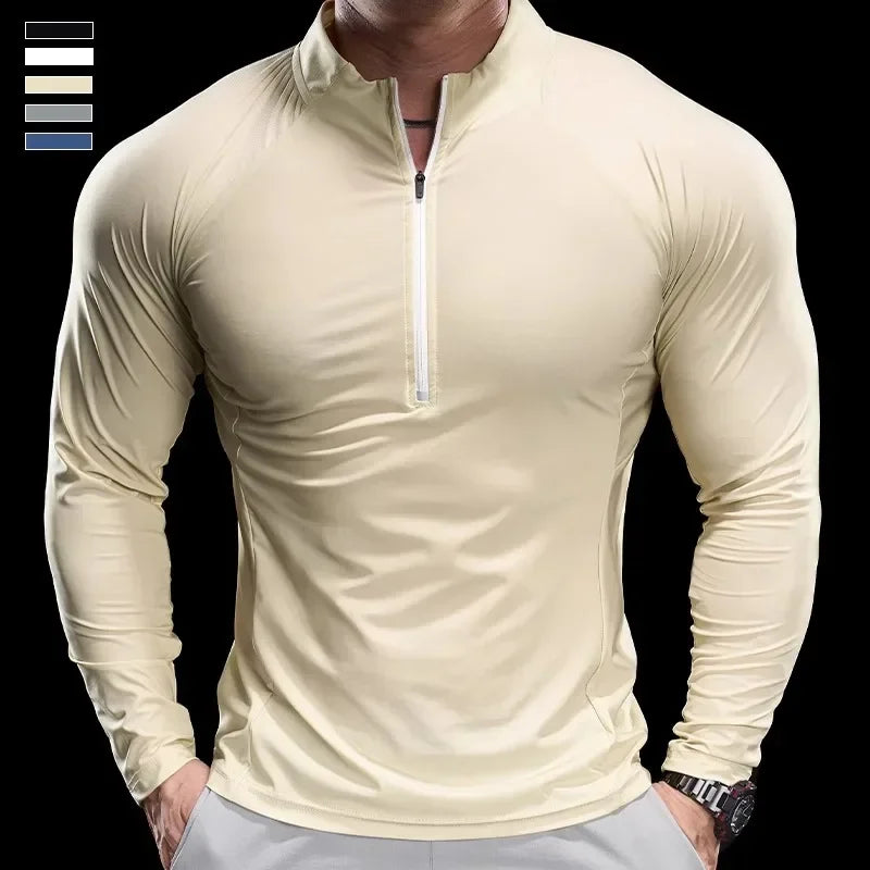 Men Sports T-shirt Long Sleeve