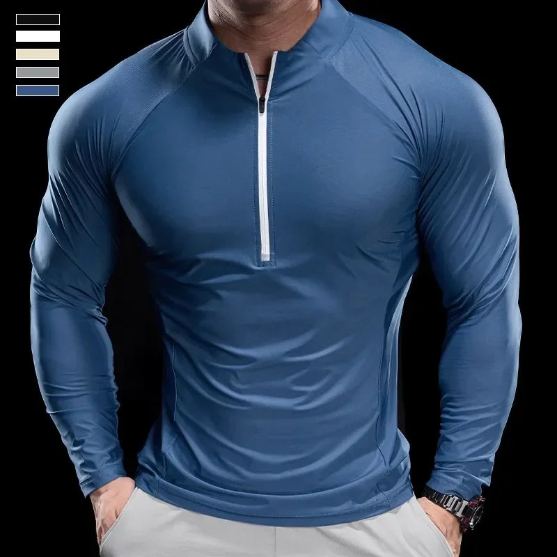 Men Sports T-shirt Long Sleeve