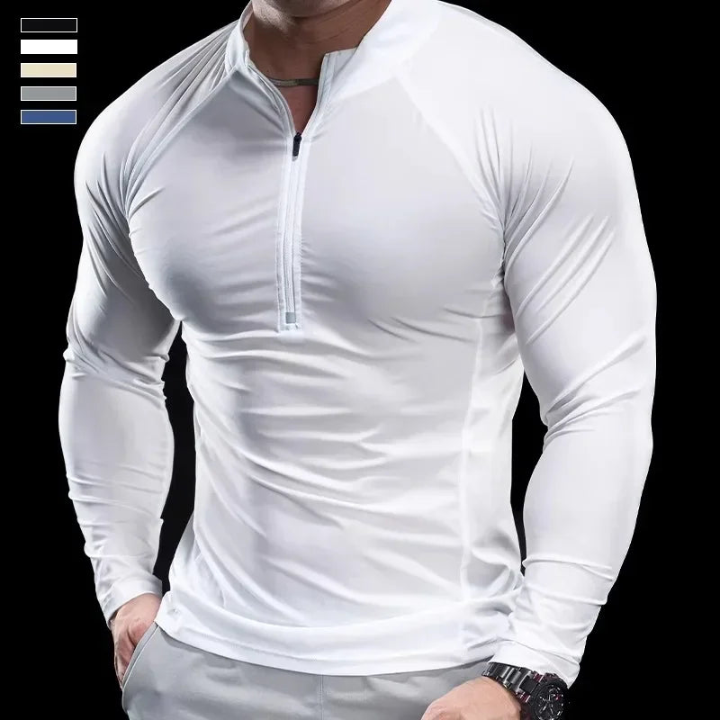 Men Sports T-shirt Long Sleeve