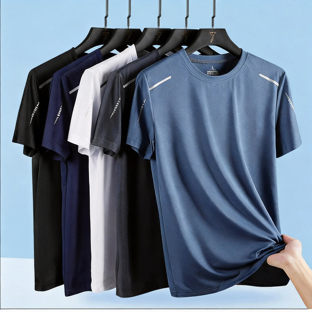 T-shirts Males Breathable
