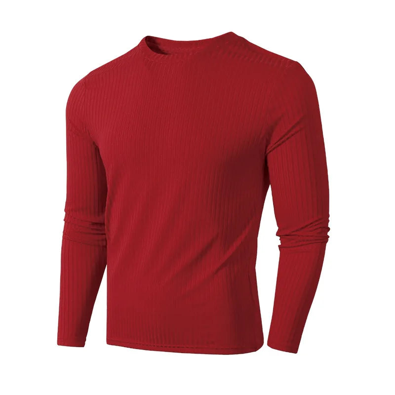 Quick Dry Mens Running T-Shirt Long Sleeve