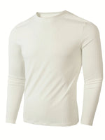 Quick Dry Mens Running T-Shirt Long Sleeve