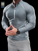 Men Sports T-shirt Long Sleeve
